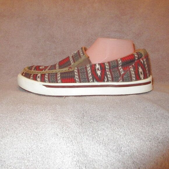 Twisted X Hooey Mens Slip On Loafer Size 10 Aztec Nomad Bomber Comfort Shoe EUC main image 5